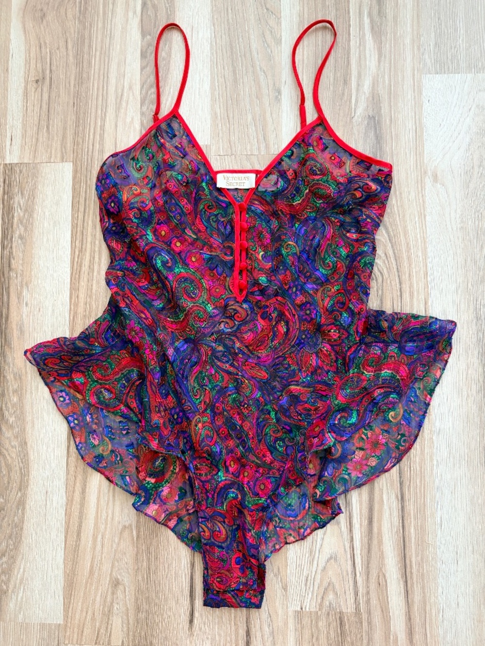 Victoria's Secret teddy bodysuit.